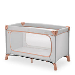 Hauck Dream N Play Plus lit pliant pour bébé Corail, Gris