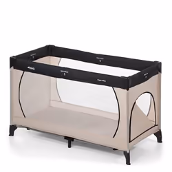 Hauck Dream'n Play Plus, 15 kg, Pliable, Fenêtre transparente pour le contrôle de la cuisson, Beige, Noir