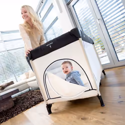 Hauck Dream'n Play Plus lit pliant pour bébé Beige, Noir - Vue supplémentaire 4