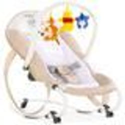 Transat bébé Bungee Deluxe - HAUCK - Winnie lourson - Avec arche jouet - Musical - Beige