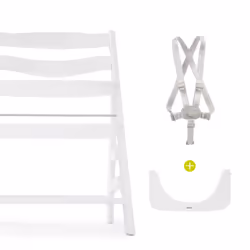 Hauck Alpha+ Chaise haute traditionnelle Siège rigide Blanc