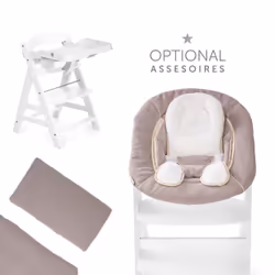 Hauck Alpha+ Chaise haute traditionnelle Siège rigide Blanc - Vue supplémentaire 5