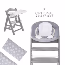 Hauck Alpha+ Chaise haute traditionnelle Siège rigide Gris - Vue supplémentaire 10