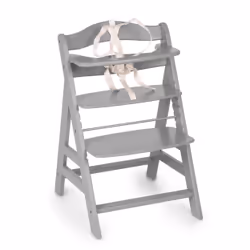 Hauck Alpha+ Chaise haute traditionnelle Siège rigide Gris