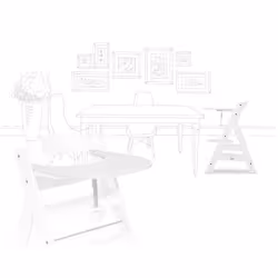 Hauck Alpha Click Tray Plateau de chaise haute Blanc - Vue supplémentaire 4