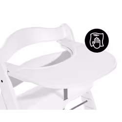 Hauck Alpha Click Tray Plateau de chaise haute Blanc - Vue supplémentaire 5