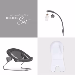 Hauck Alpha Bouncer Deluxe chaises à bascule & trotteurs pour bébé Gris - Vue supplémentaire 4