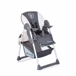 Hauck MICKEY COOL VIBES Chaise haute multifonctionnelle Siège rembourré Gris, Blanc