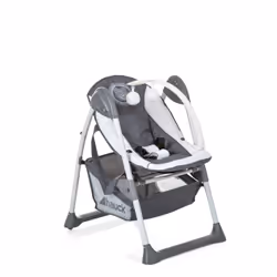 Hauck MICKEY COOL VIBES Chaise haute multifonctionnelle Siège rembourré Gris, Blanc