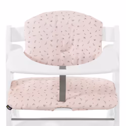Hauck Highchair Pad Select, Coussin de chaise haute, Rose, Coton, Motif, Chaise haute traditionnelle, 5 points