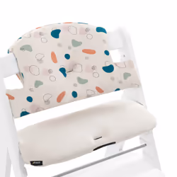 Hauck Highchair Pad Select, Coussin de chaise haute, Bleu, Vert, Gris, Orange, Rose, Blanc, Coton, Tissu, Monochromatique, Ch ...