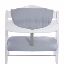 Hauck 2-piece highchair pad, Coussin de chaise haute, Gris, Blanc, Monochromatique, Garçon/Fille, Alpha+ & Beta+, 1 pièce ...