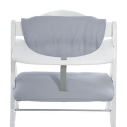Hauck 2-piece highchair pad Coussin de chaise haute Gris, Blanc