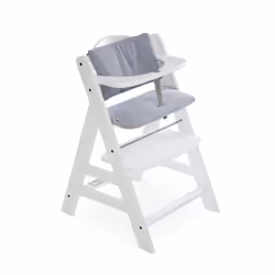 Hauck 2-piece highchair pad Coussin de chaise haute Gris, Blanc
