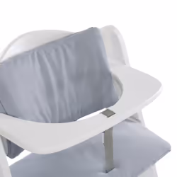 Hauck 2-piece highchair pad Coussin de chaise haute Gris, Blanc