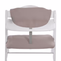 Hauck 2-piece highchair pad, Coussin de chaise haute, Beige, Blanc, Monochromatique, Garçon/Fille, Alpha+ & Beta+, 1 pièc ...