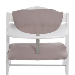 Hauck 2-piece highchair pad Coussin de chaise haute Beige, Blanc