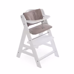 Hauck 2-piece highchair pad Coussin de chaise haute Beige, Blanc