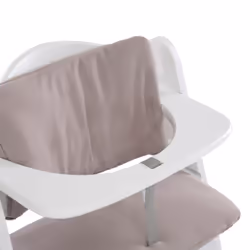 Hauck 2-piece highchair pad Coussin de chaise haute Beige, Blanc