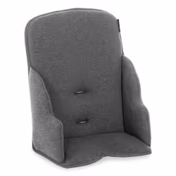 Hauck Alpha Cosy Select, Coussin pour chaise haute bébé, Gris, Coton, Tissu, Monochromatique, Chaise haute traditionnelle, 5 ...