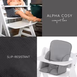 Hauck Alpha cosy Comfort Coussin de chaise haute Gris
