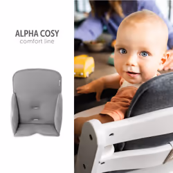 Hauck Alpha cosy Comfort Coussin de chaise haute Gris - Vue supplémentaire 5