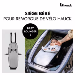 Hauck Baby Lounger 2 Siège bébé pour remorque de bicyclette