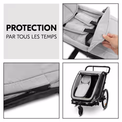 Hauck Baby Lounger 2 Siège bébé pour remorque de bicyclette - Vue supplémentaire 4