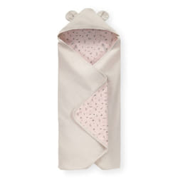 Hauck Snuggle N Dream Couverture pour bébé Beige, Rose clair 80 x 80 cm Garçon/Fille