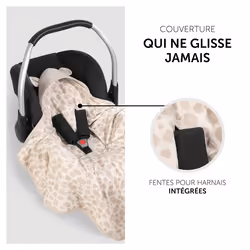 Hauck Snuggle N Dream Couverture pour bébé Beige, Naturel 80 x 80 cm Garçon/Fille