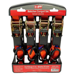 Hp Autozubehör - 12104 Sangle de serrage double Force de traction lc : arrimage plaquant (simple/direct)=250 daN (l x l x