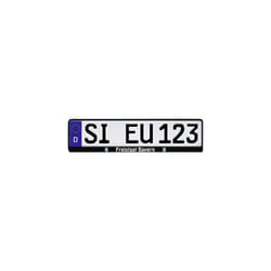 Hp Autozubehör - freistaat bayern plastique support de plaque dimmatriculation noir (l x l x h) 13.5 x 53 x 1.5 cm