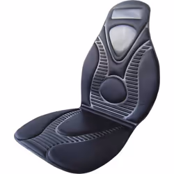 Housse de siège chauffante 12 V HP Autozubehör 19175 noir 2 niveaux de chauffage