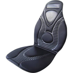 Housse de siège chauffante 12 V HP Autozubehör 19175 noir 2 niveaux de chauffage
