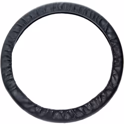 Informations techniques Convient pour diamètre de volant : 36 - 38 cm Couleur : noir Matériau : Cuir véritable Modèle (généra ...