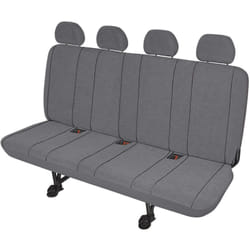 Hp Autozubehör - Housse de siège 5 pièces 22416 polyester gris banquette arrière (4 places) D38545