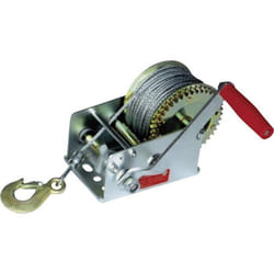 Treuil à manivelle HP Autozubehör 25321 Force de traction (au repos)=1100 kg clapet anti-retour