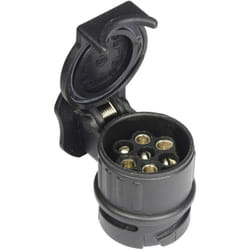 Hp Autozubehör - 28547 Adaptateur pour remorque [prise mâle 7 pôles - prise mâle 13 pôles] plastique