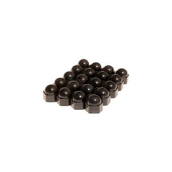Hp Autozubehör - capuchons pour écrous de roues caches rallye noirs 17 mm - 20 pcs. 82728