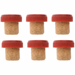 Pack 6 bouchons en liège 5700.-Application : excellent pour que le vin conserve toutes ses propriétés après avoir été ouvert. ...