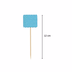 Lot de 50 cure-dents avec drapeau pour apéritif Fackelmann Nature - Vue supplémentaire 2