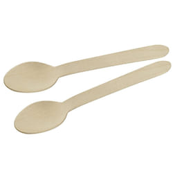 Lot de 30 cuillère à café en bois pour pique-nique Fackelmann Move