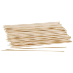 Lot de 50 piques en bois pour brochettes de 25 cm Fackelmann Nature
