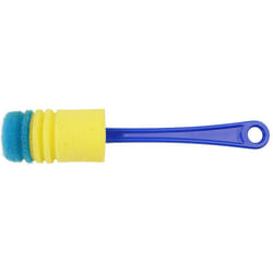 Fackelmann - Brosse Nettoyage Bouteilles 31cm Couleur Bleu/Jaune