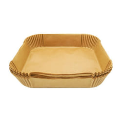 50 Moules en papier cuisson pour air fryer carrés 16 cm Fackelmann Divers