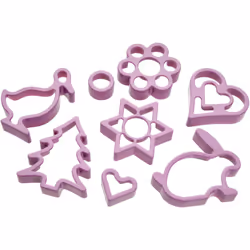 Lot de 8 emporte-pièces pour biscuits Linzer Zenker Sweet Sensation