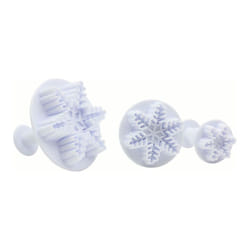 Lot de 3 emporte-pièces de Noël pour pâte à sucre motif flocon de neige Zenker Emporte-pièces