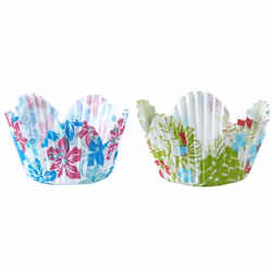 Zenker 43958, Caissettes pour cupcake / muffin, Rond, Surface strié, Multicolore, Papier, Allemagne