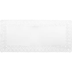 Lot de 15 napperons papier rectangulaires pour cakes Zenker