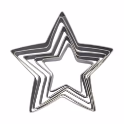 Lot de 5 emporte-pièces de Noël en forme d'étoile Zenker Emporte-pièces
